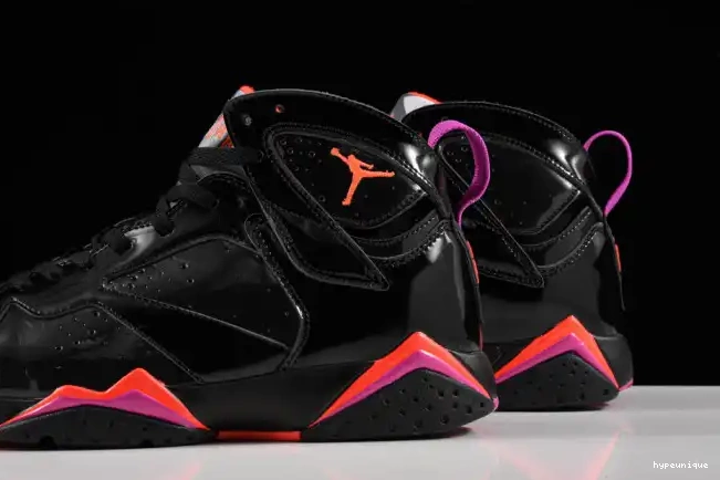 HYPE Retro 313358-006 7 Air Jordan Black Patent 0523